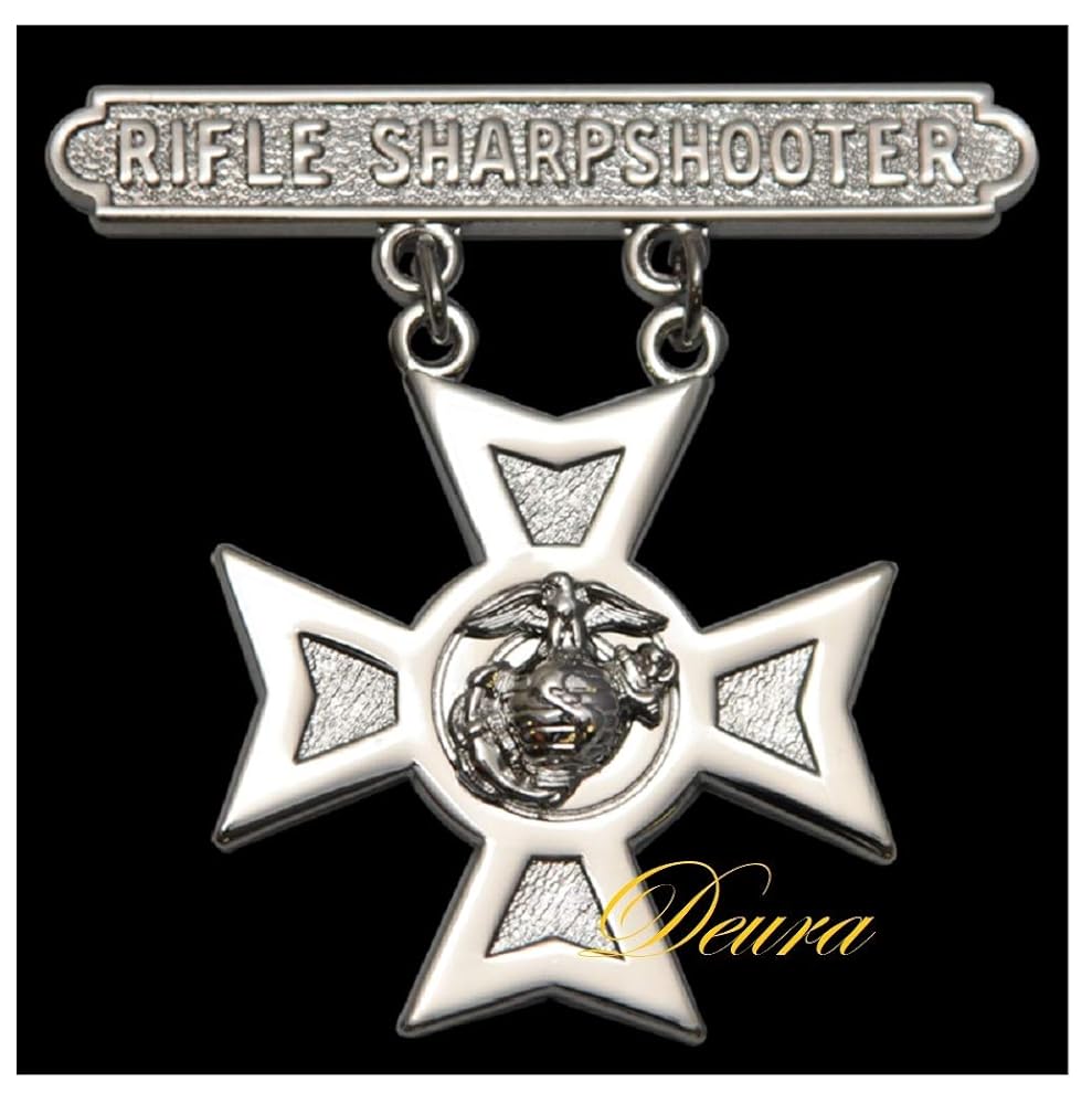 Amazon.com: US ARMY Marine Corps Qualification Silver Badge